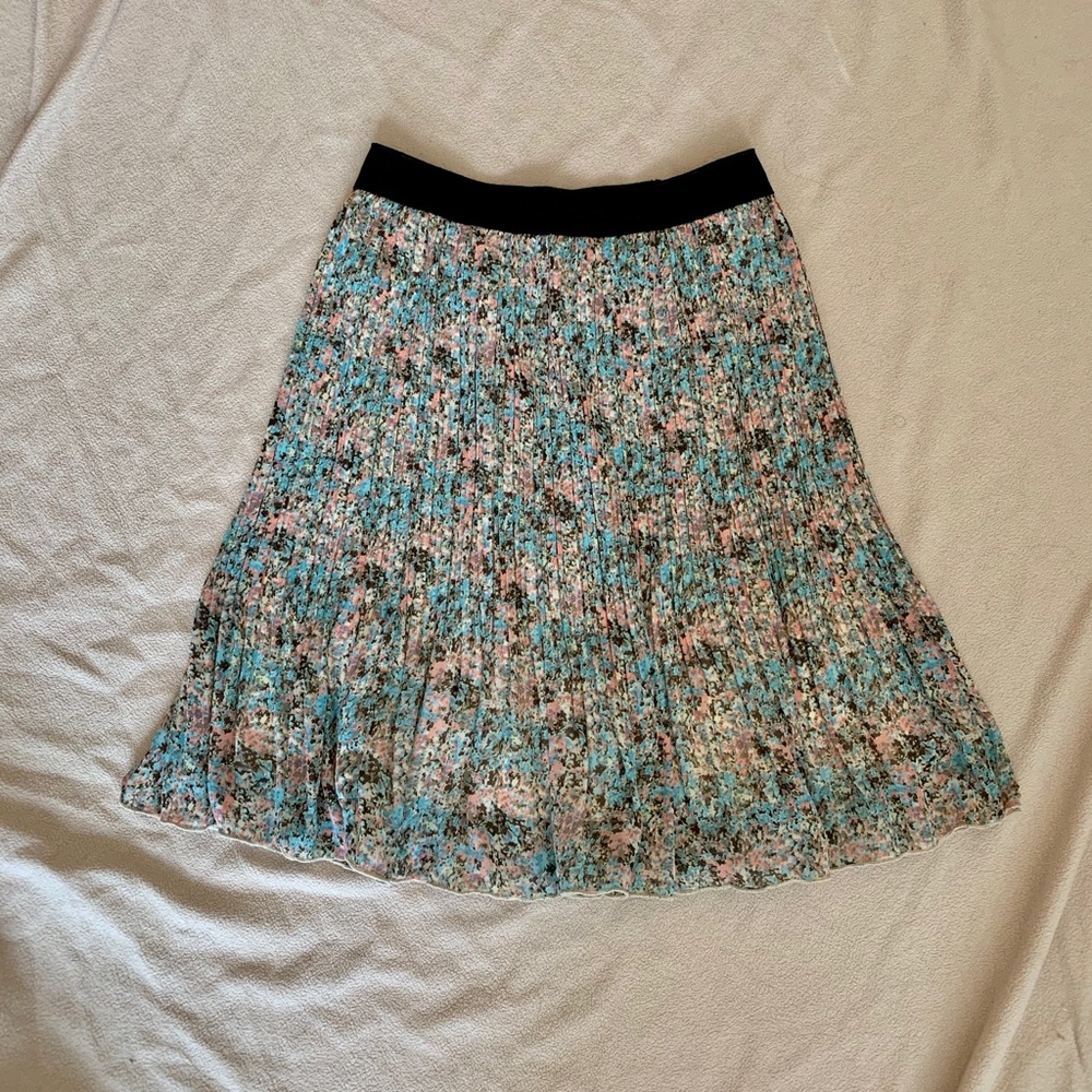A-line Floral Skirt